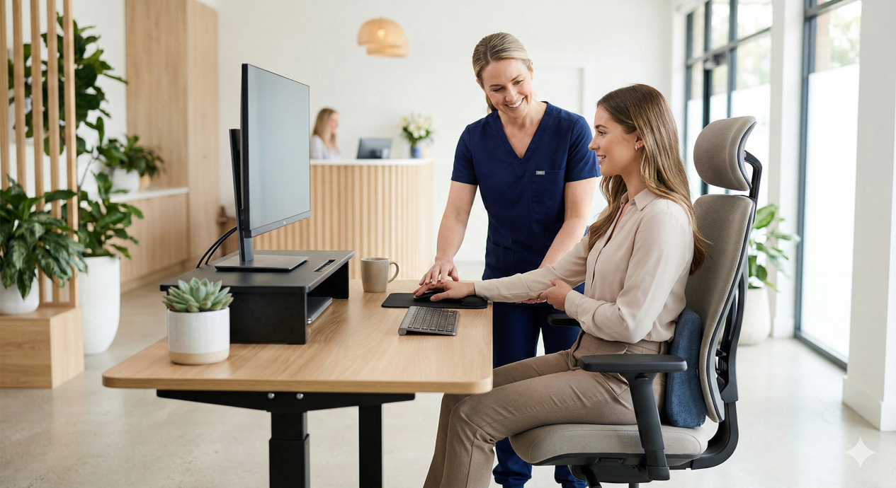 The Hidden Cost of Your Desk Setup: Why Ergonomics & Physiotherapy Matter